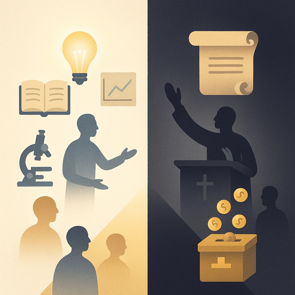 science teachers vs faith preachers ethical teachings